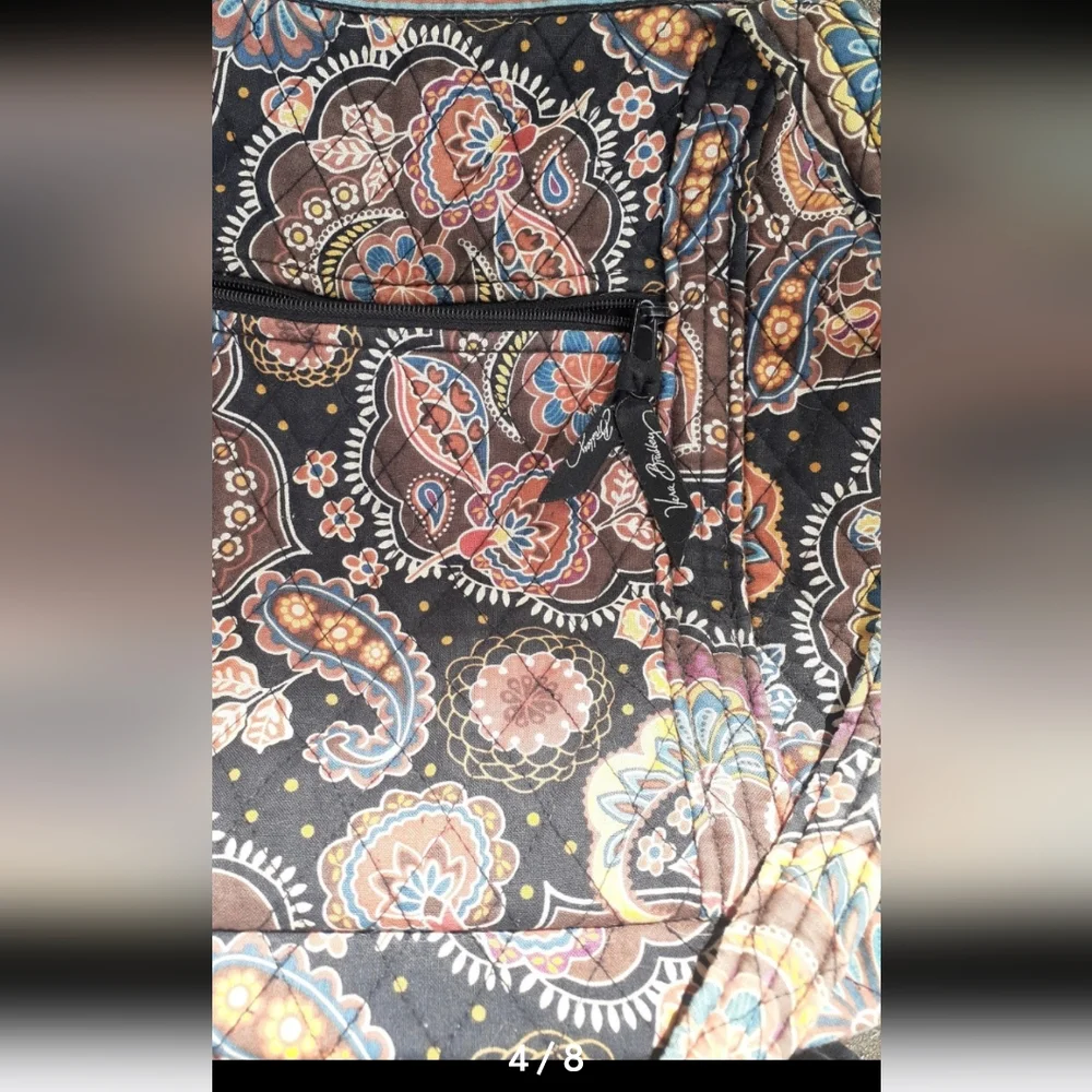 Vera Bradley Paisley Tote - Picture 4 of 10